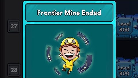 Finishing the Frontier Mine in Idle Miner Tycoon!