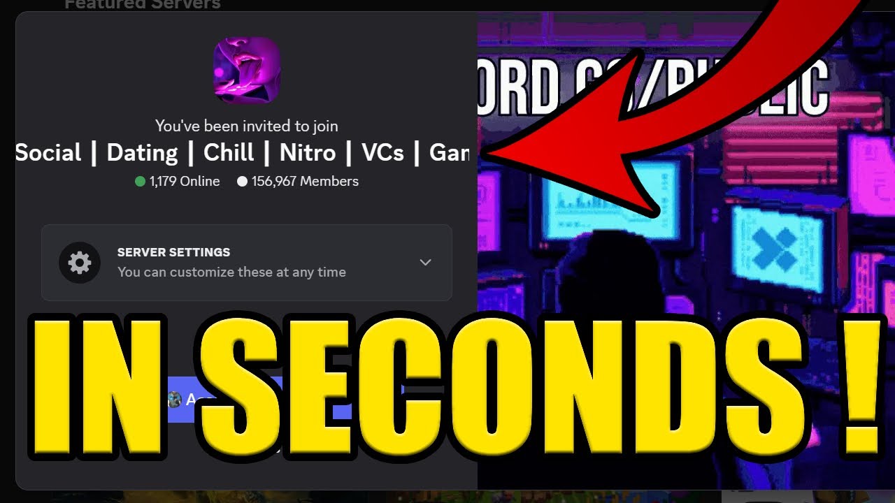 HOW to JOIN GAMING DISCORD SERVER PC & MOBILE - YouTube