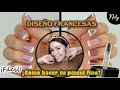 FRANCESAS Diseño Uñas || Fácil🔸Aprende a hacer PINCEL fino🔸️Esmaltes "PS...By Invitation Only"