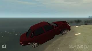 GTA 4 IV PC LADA PRIORA 2170 RUSSIAN STYLE TUNING MOD CRASH TESTING (HD 1080p)