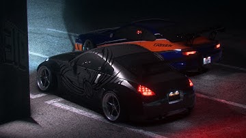 Tokyo Drift Parking Garage battle in NFS Heat | realistic drift mod