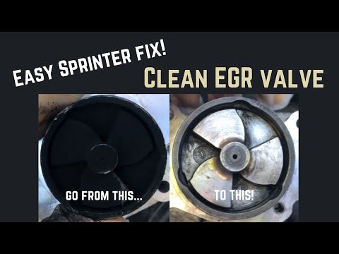 Diesel Mercedes Sprinter Van EGR Valve Cleaning