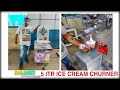 5 liters Ice cream churner / Batch freezer machine ☎️9890970909/9890969611