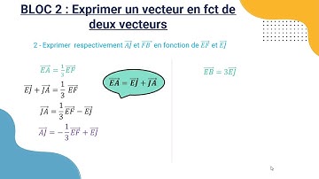 Exercice 1 Calcul vectoriel