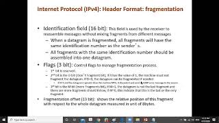 CS332 ComputerNetwork: Network Layer Protocols Part 3 Dated 19 April 2020 By Malek barhoush