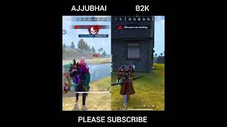 AJJUBHAI VS B2K | WHO IS best | shorts totalgaming born2kill freefire b2kvsajjubhai