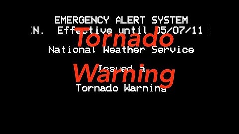 EAS Reenactment Mock: Tornado Warning for Daviess, Greene, and Martin Counties (05/07/2011)