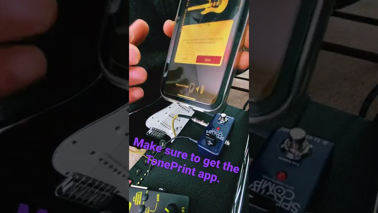 How to beam tone print TonePrint to TC Electronic Spectracomp compressor without Bluetooth or USB