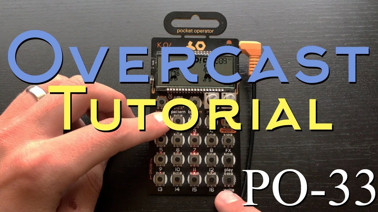 Пасмурно - LoFi Jazz - PO-33 Учебник