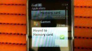 Nokia 6700 Classic - How to move an application screenshot 4