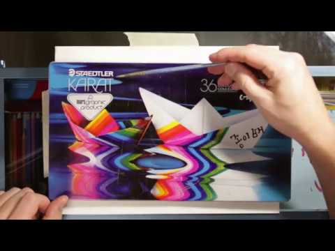 Staedtler Karat Aquarelle Watercolor Pencil Unboxing