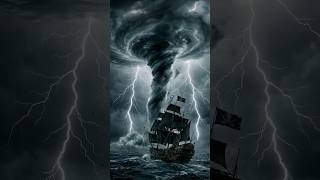 Pirate ship trap in dark ocean #ai #pirates