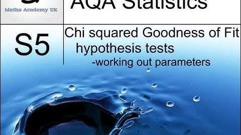 Goodness of Fit   parameters