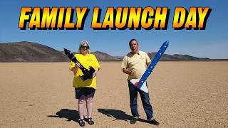A few rocket launches with friends and family