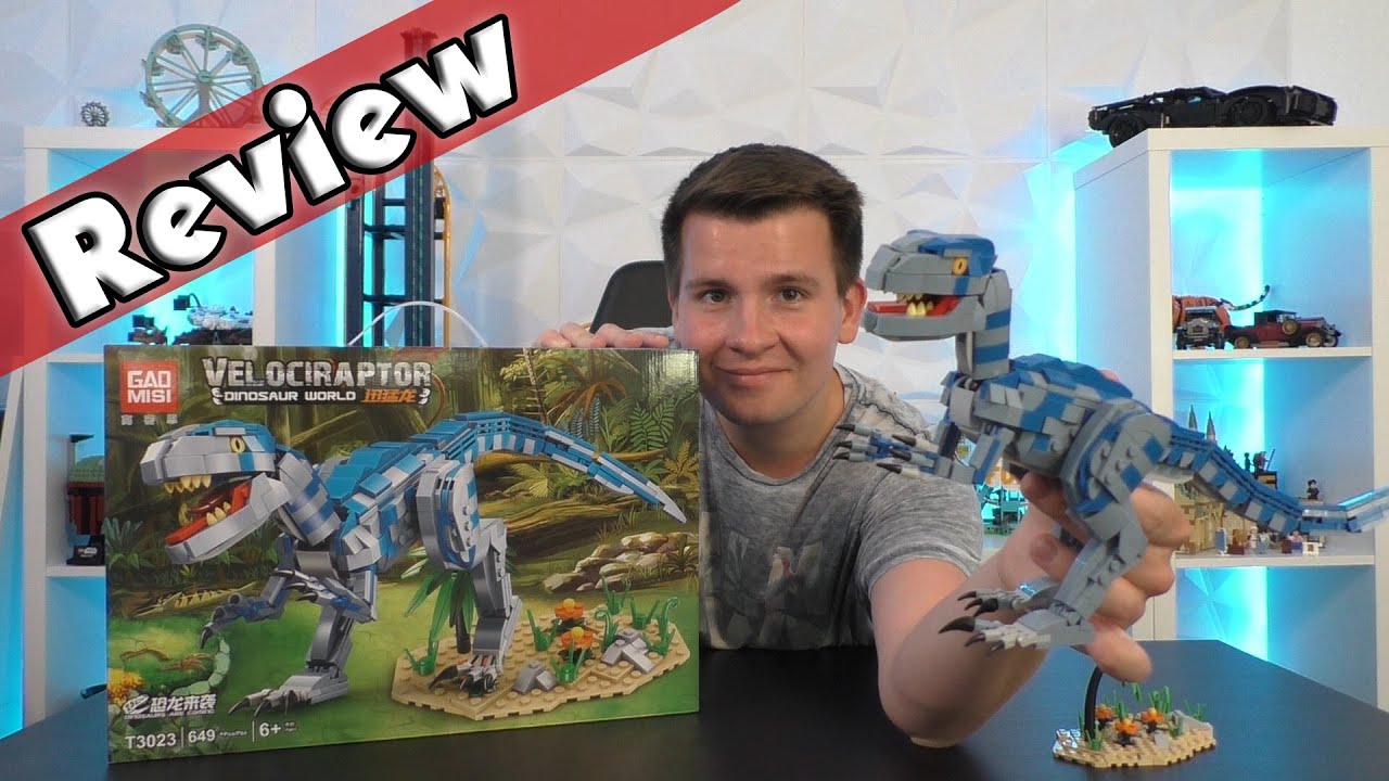 Detailreicher Dino für 20 Euro | Gao Misi Velociraptor bei Bluebrixx [Review]
