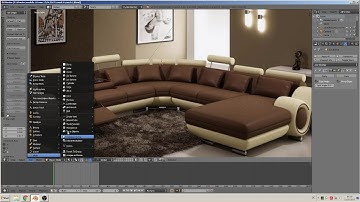blender tutorial (build a couch) part 1 with (principled shader & denoise)
