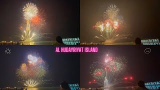 Fireworks @Hudayriat Island, Abu Dhabi 🇦🇪