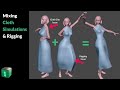 Blender Secrets Mixing Cloth Simulations And Weight Painting Rigging 