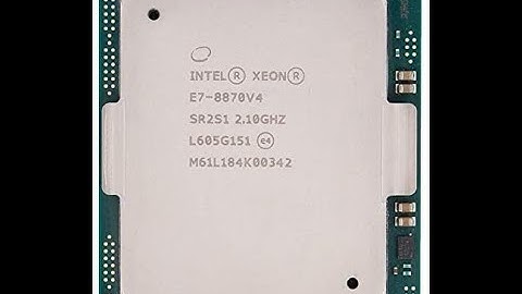 E7-8870v4 Intel Xeon E7-8870 v4 20 Core 2.10GHz 50MB L3 Cache Socket FCLGA2011 Processor #E78870v4