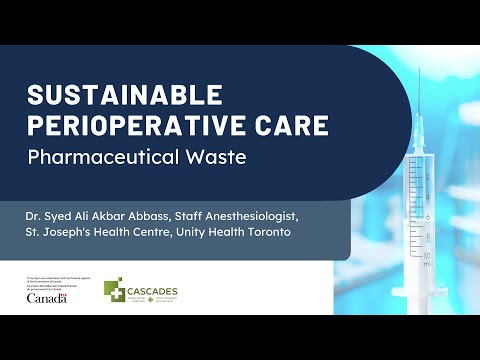 Pharmaceutical waste in the operating room