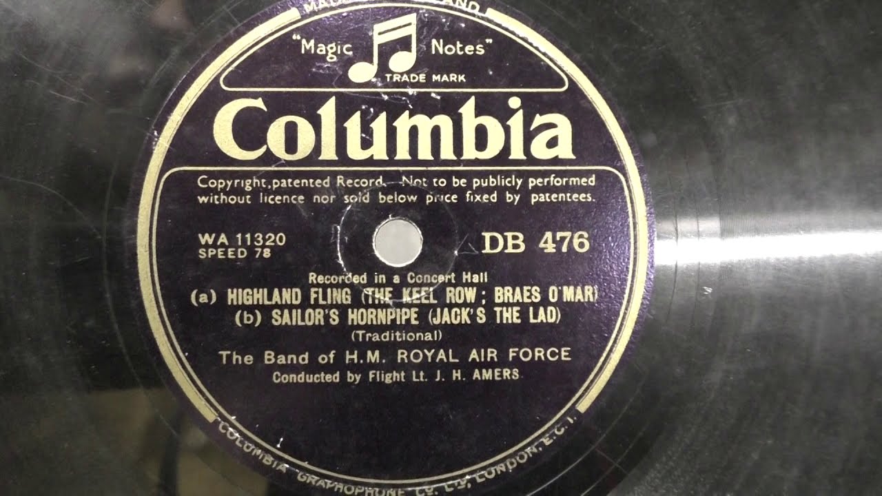Royal air force band: Highland fling/Sailor's hornpipe. (1930).