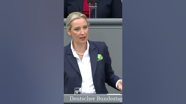Unglaubliches Verhalten von Bundestagspräsidentin Bärbel Bas gegenüber Alice Weidel