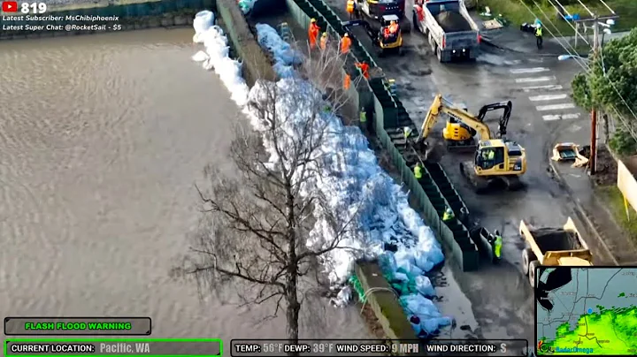 Live Pacific Flooding - LIVE Washington Storm Chase