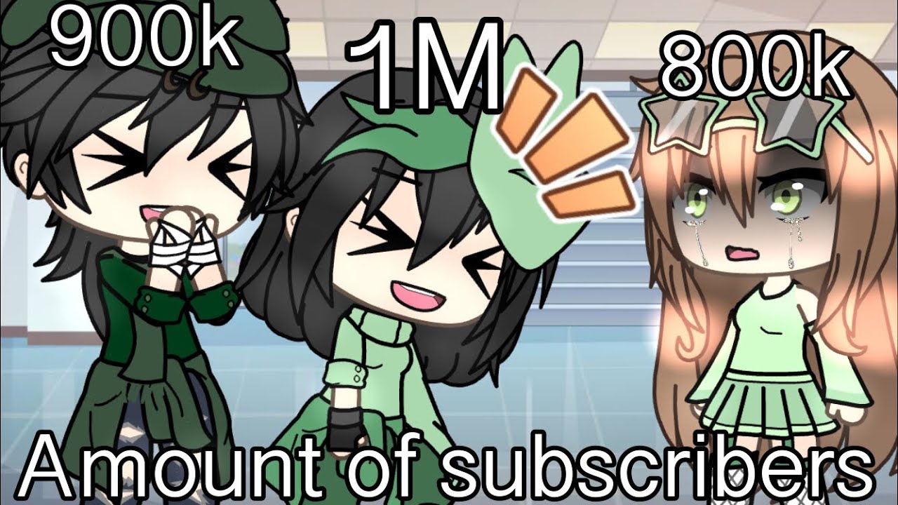 Amount of subscribers PPG x RRB gacha life meme