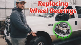 How To Replace Wheel Bearings on a 2000 F-350 4x4 Dually