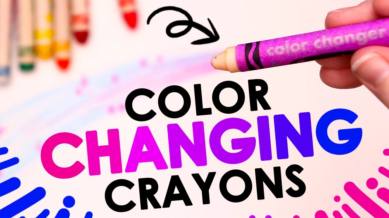 Color CHANGING Crayons - DO THEY WORK?! 