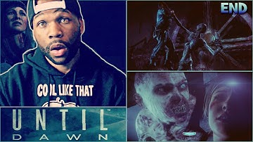 Until Dawn Walkthrough Gameplay Part 16 - Game Ending / Good or Bad Ending?
