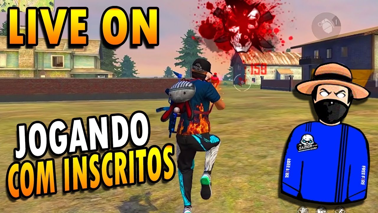 DE HOJE JOGANDO FREE FIRE AO VIVO 🔥 BROTAAA NA LIVE✌️ QUEBRA NO