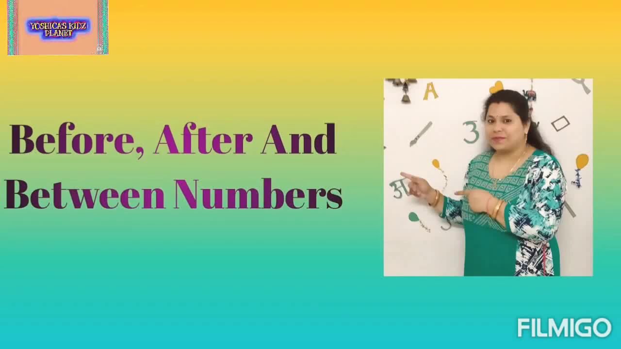 Before, After And Between Numbers - YouTube