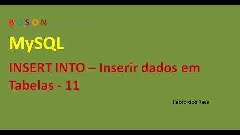 MySQL - INSERT INTO - Insert Data into Tables - 11