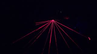 Cheap ebay red laser diode 650nm @ 10mW with galvo scanner and TTL