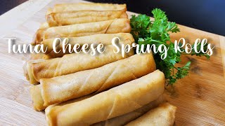 TUNA CHEESE SPRING ROLLS