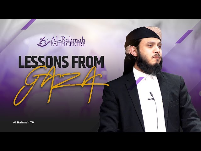 Lessons from Gaza | Khutbah by Ustadh Umar Muqaddam class=