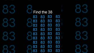 Find The 38 Number