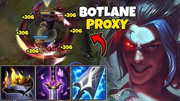 BOTLANE PROXY KAYN STRATEGY?!