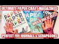 Which Paper Craft Magazine is the BEST? Full Flip-Throughs for Journaling and Scrapbooking!