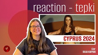 REACTION • Silia Kapsis - Liar (Eurovision 2024 🇨🇾 Cyprus)