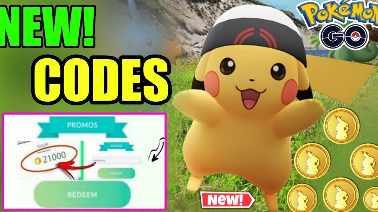 Pokémon Go - Promo Codes Abril 2022