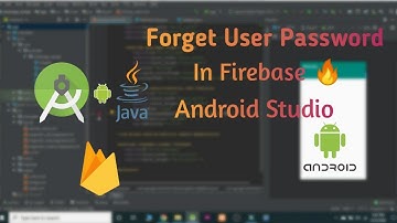 Add  Forget password option In Firebase || Android studio ||
