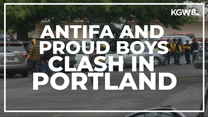 Proud Boys, antifa clash in NE Portland