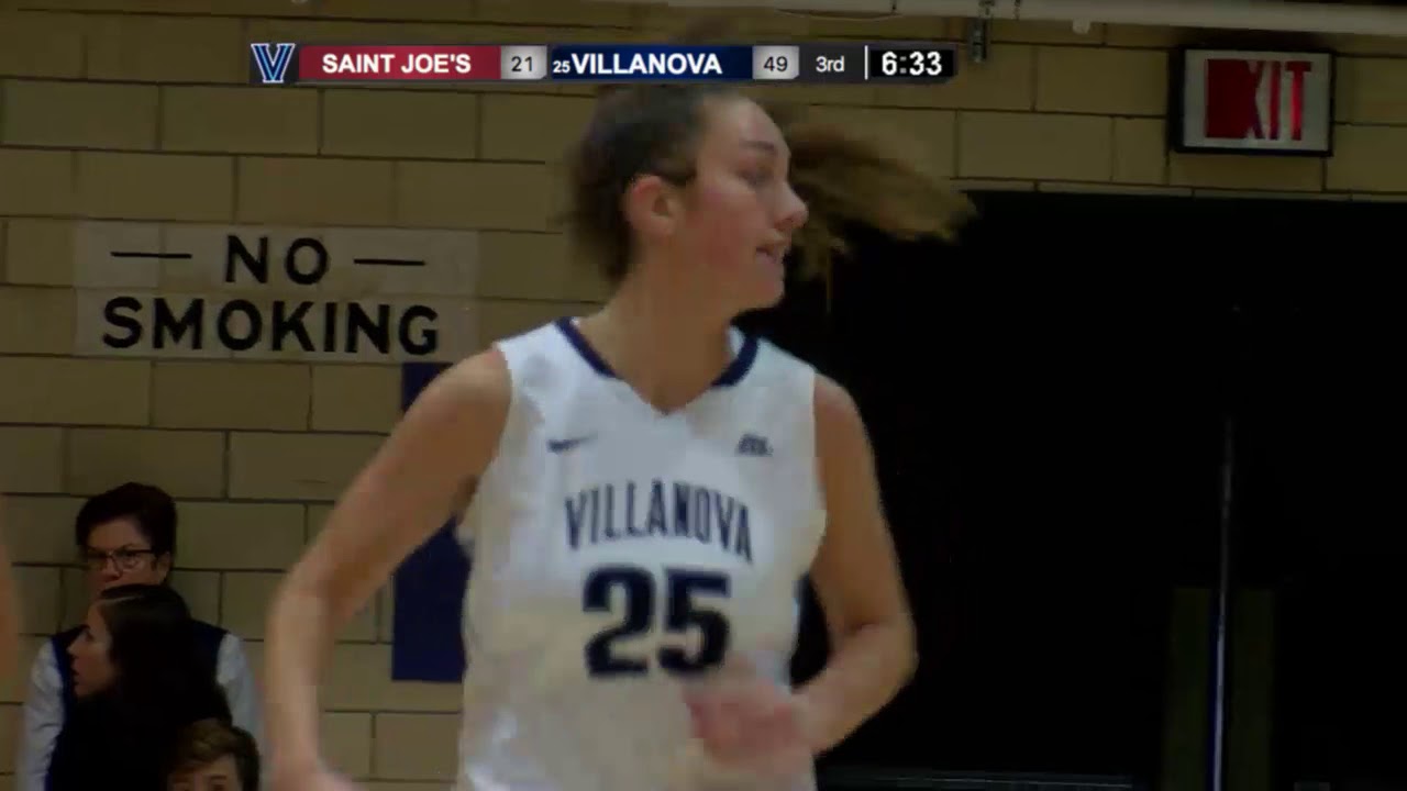 Villanova Women's Basketball Dec. 3, 2017 Highlights vs. Saint