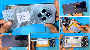 Poco c75 5g disassembly / poco c75 5g display change / poco  c75 5g back panel open 