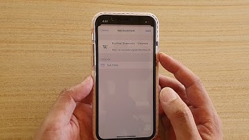 IOS 13: How to Bookmark a Webpage in Safari