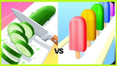 perfect slices vs popsicle sticks #noobvsprovshacker all max level iOS gameplay #satisfying