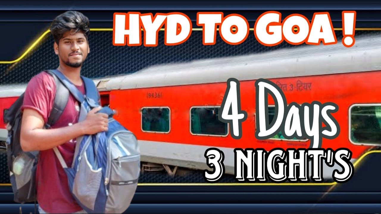 హైదరాబాద్ to గోవా | HYB VSG Express | 3 Nights Goa Trip |Telugu Train Vlogs | Budget Travel