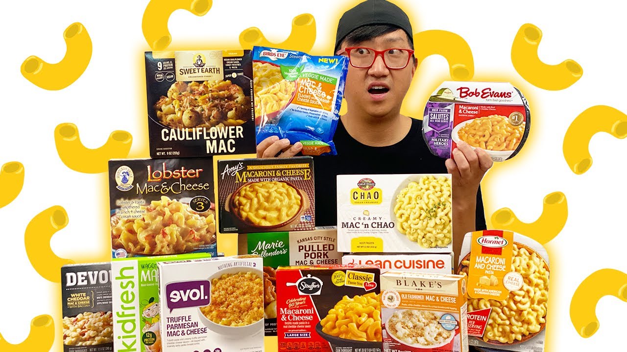 We TRY Every Frozen MAC & CHEESE 